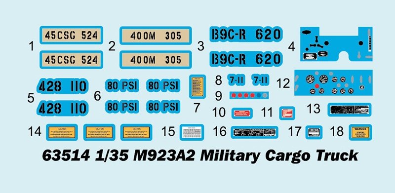 I Love Kit 63514 M923A2 Military Cargo Truck 1/35 – Bild 13