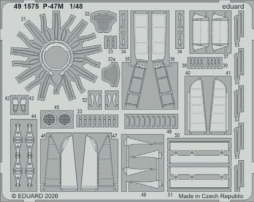 Eduard BIG49476 Republic P-47 M Thunderbolt - Big Ed Set MiniArt Kits 1/48