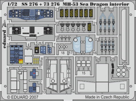 Eduard BIG7232 MH-53E 1/72 ITALERI – imagen 2