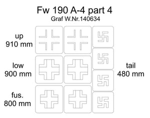 Omask 24006 Fw 190 A-4 partie 4 1/48