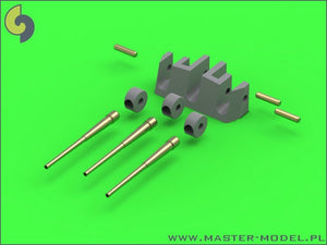 Master SM-350-079 HMS Belfast armament - 6in (12pcs), 4in (12pcs) barrels - set includes resin correction for 6in gun mounting 1/350 – Bild 4