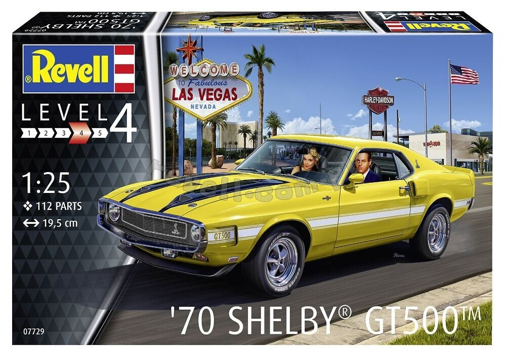 Revell 07729 Shelby Mustang GT500 &amp;#39;70 1/25 – image 2