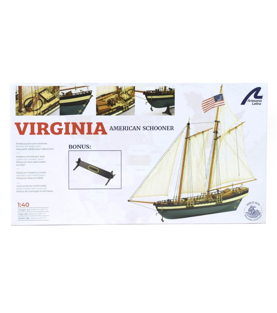 ARTESANIA LATINA 22115 American Schooner Virginia 2022 - 1/41