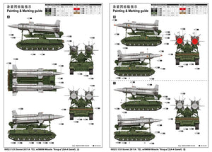 Trumpeter 09523 Soviet 2K11A TEL w/9M8M Missile Krug-a SA-4 Ganef 1/35 – immagine 2