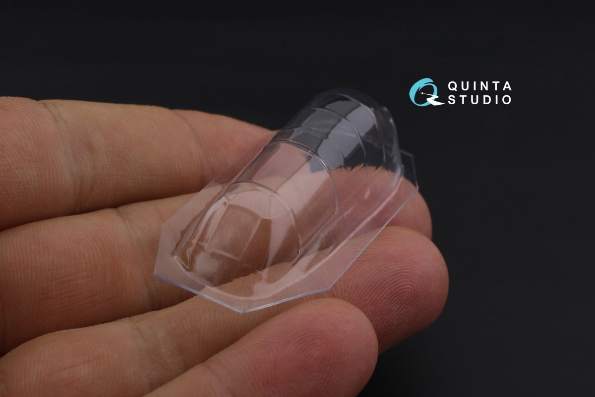 Quinta Studio QC48081 Yak-2 vacuformed clear canopy (for Mars Models kit) 1/48 – image 5