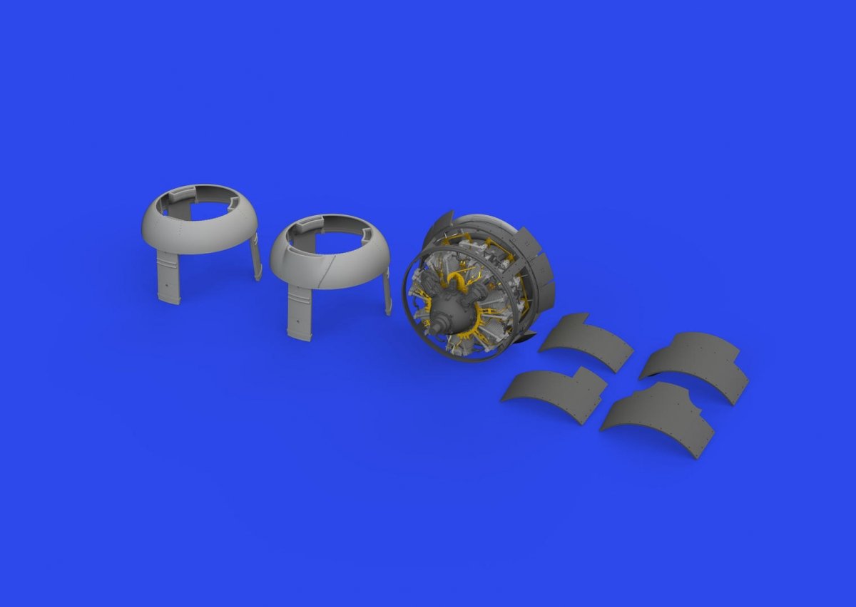 Eduard 648826 F4F-3 engine late PRINT EDUARD 1/48 – Bild 3