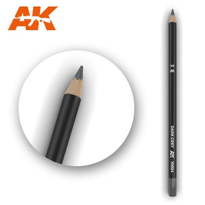 AK Interactive AK10024 Watercolor Pencil DARK GRAY