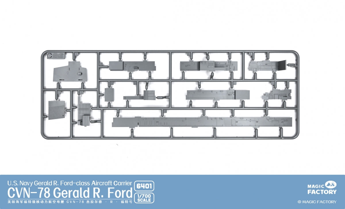 Magic Factory 6401 USS Gerald R. Ford (CVN-78) - US Navy Gerald R.Ford - class Aircraft Carrier 1/700 – obrázek 9