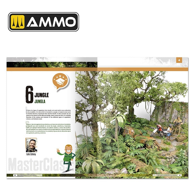 AMMO of Mig Jimenez 6254 MODELLING SCHOOL - How to use Vegetation in your Dioramas (Bilingual- English, Spanish) – obrázek 5