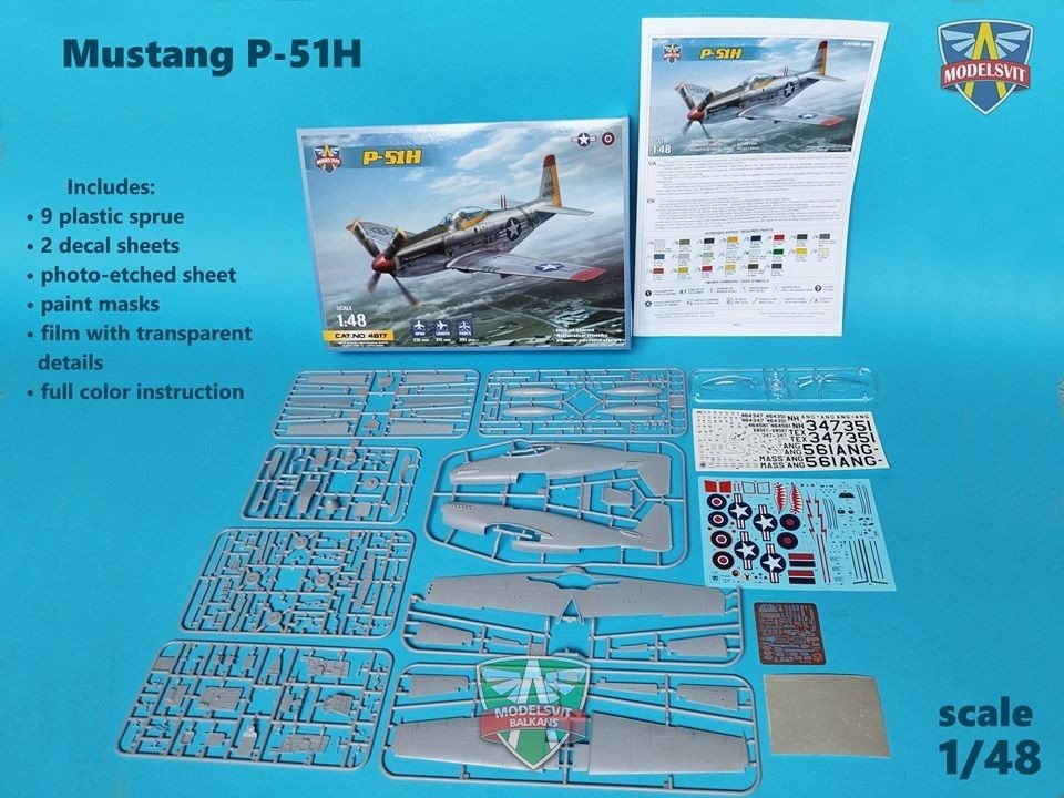 Modelsvit 4817 P-51H Mustang 1/48 – Bild 8
