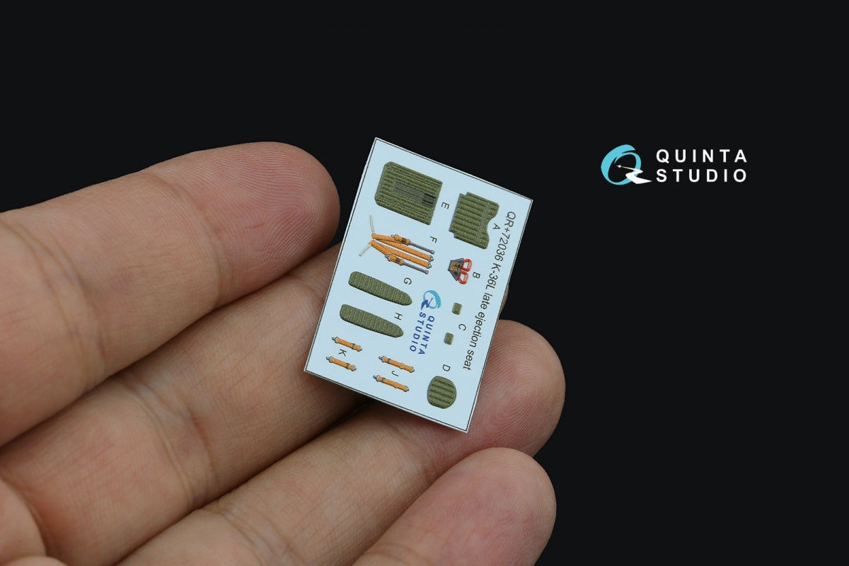Quinta Studio QR+72036 K-36L (late) ejection seat (for Su-25/Su-25SM aircraft since 2008) (All kits) 1/72 – Bild 5
