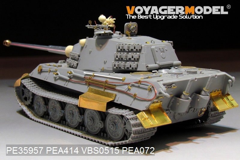 Voyager Model PE35957 WWII German King Tiger (Hensehel Turret) For HOBBYBOSS 84533 1/35 – obrázek 14