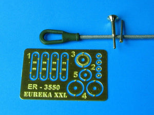 Eureka XXL ER-3550 Towing cable and aerial base for T-90 Russian MBT 1/35 – image 4