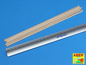 Aber WR2 Wood round rods 2.00 mm length 250 mm x 10 pcs. – Bild 2