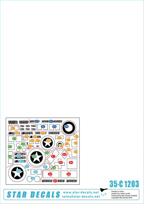 Star Decals 35-C1203 Allied M3A1 White Scout Car 1/35 – image 2