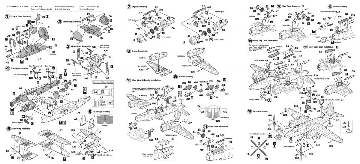Hobby 2000 72057 B-26B/C Marauder (HASEGAWA + CARTOGRAPH + MASKS) 1/72 – obrázek 3
