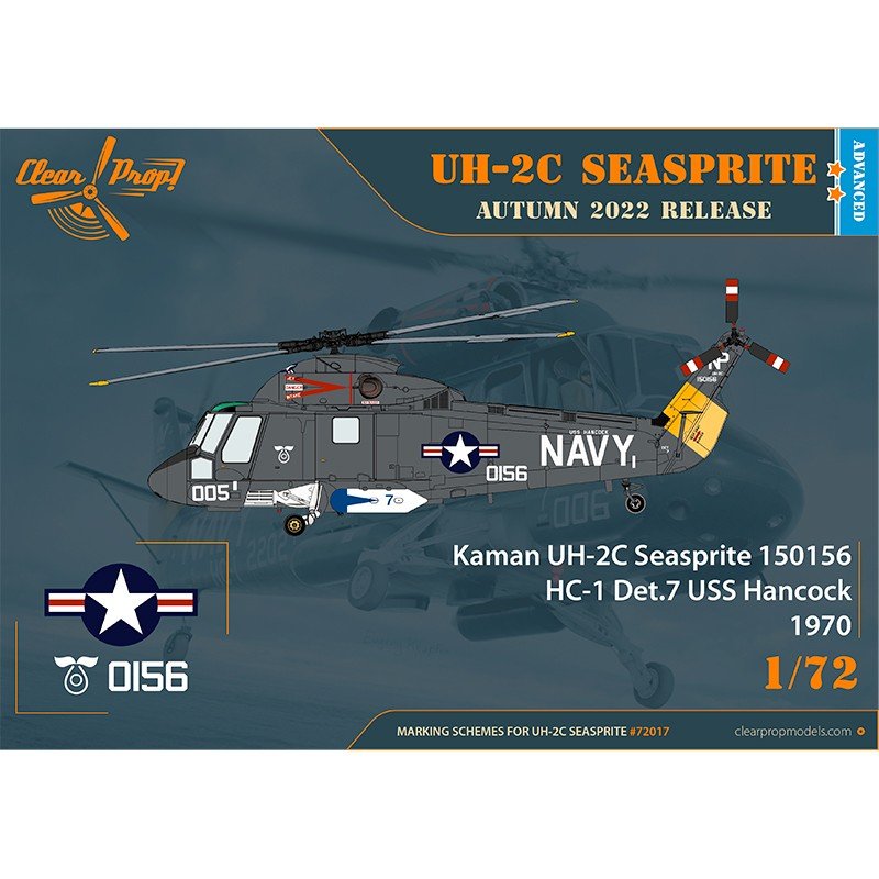Clear Prop! CP72017 UH-2C Seasprite ADVANCED KIT 1/72 – image 4
