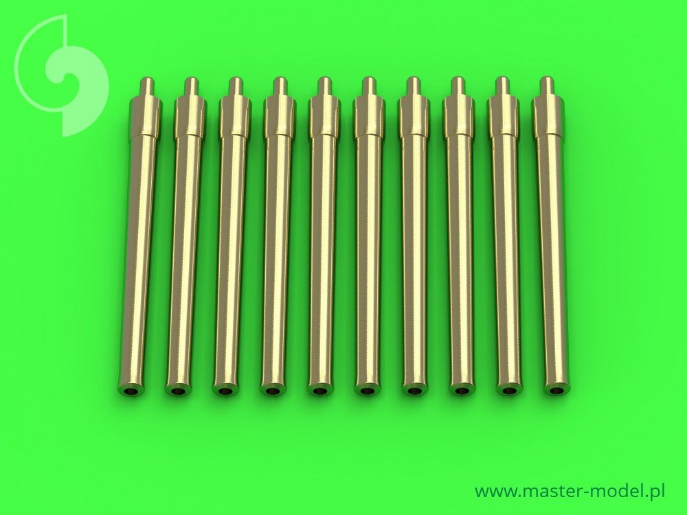 Master SM-700-043 British 12&amp;quot;/45 (30.5 cm) Mark X barrels (10pcs) - Lord Nelson, Dreadnought, Bellerophon, Invincible and Indefatigable classes 1/700