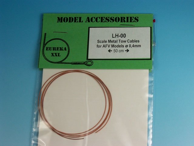 Eureka XXL LH-00 0.4mm x 50cm Metal wire rope, tow rope