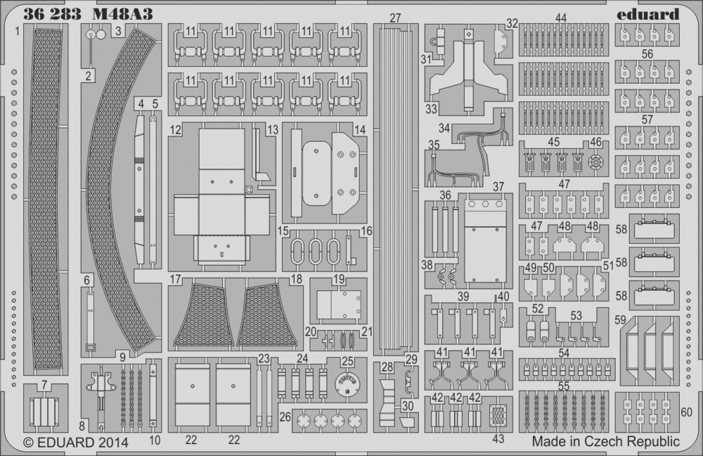 Eduard 36283 M48A3 Dragon