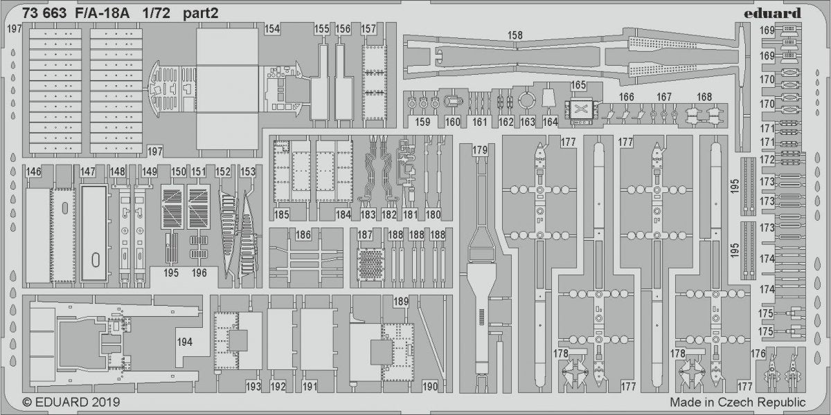 Eduard 73663 F/ A-18A 1/72 ACADEMY – zdjęcie 2