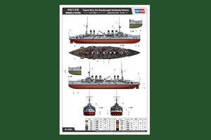 Hobby Boss 86504 French Navy Pre-Dreadnought Battleship Voltaire 1/350 – image 3