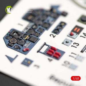 KELIK K48014 P-47M &amp;quot;THUNDERBOLT&amp;quot; INTERIOR 3D DECALS FOR TAMIYA KIT 1/48 – Bild 3