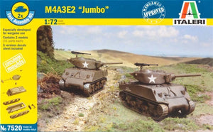 Italeri 7520 M4A3E2 Sherman Jumbo 1/72