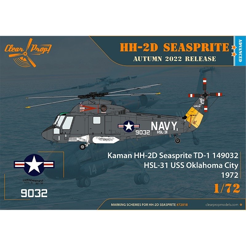 Clear Prop! CP72018 HH-2D Seasprite ADVANCED KIT 1/72 – image 4