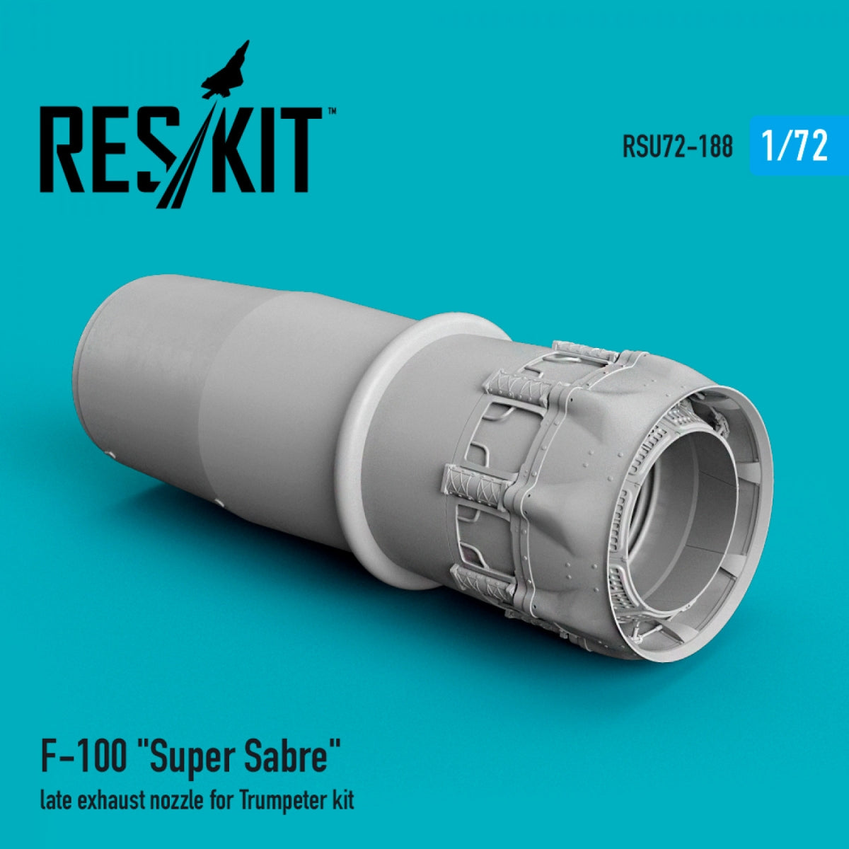 RESKIT RSU72-0188 F-100 &amp;quot;SUPER SABER&amp;quot; LATE EXHAUST NOZZLE FOR TRUMPETER KIT 1/72
