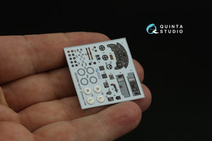 Quinta Studio QD48398 Yak-9T 3D-Printed &amp;amp; colored Interior on decal paper (Zvezda) 1/48 – image 7