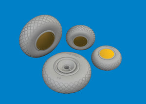 Eduard 672380 B-24H wheels AIRFIX 1/72 – immagine 3