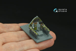Quinta Studio QD48330 F6F-3 Hellcat 3D-Printed &amp;amp; colored Interior on decal paper (Eduard) 1/48 – image 10