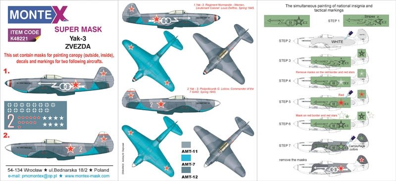 Montex K48221 Yak-3 1/48