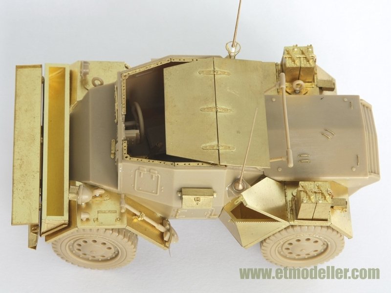 ET Model E35-001 WWII British scout car DINGO Mk.II For TAMIYA 35018 1/35 – obrázek 5