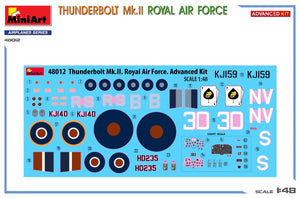 MiniArt 48012 THUNDERBOLT Mk.II. ROYAL AIR FORCE. ADVANCED KIT 1/48 – Bild 2