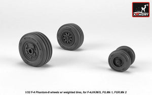 Armory Models AW32308 F-4 Phantom-II wheels w/ weighted tires, late 1/32 – image 2