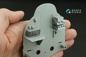 Quinta Studio QD32234 Boeing B-17E/F Radio operator&amp;#39;s compartment. 3D-Printed colored Interior on decal paper (HK models) 1/32 – image 11
