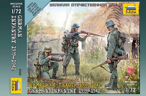 Zvezda 6105 INFANTERIE ALLEMANDE 1939-1942 (1/72)