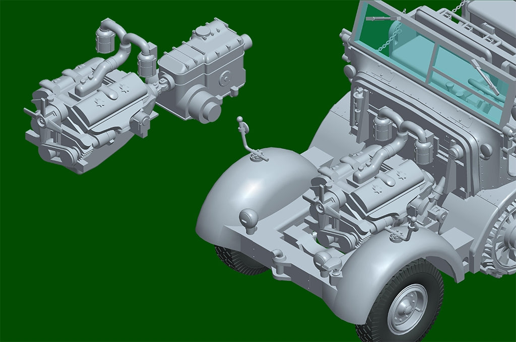 Trumpeter 07403 German Sd.Kfz. 8 Schwerer Zugkraftwagen 12t 1/72 – image 12