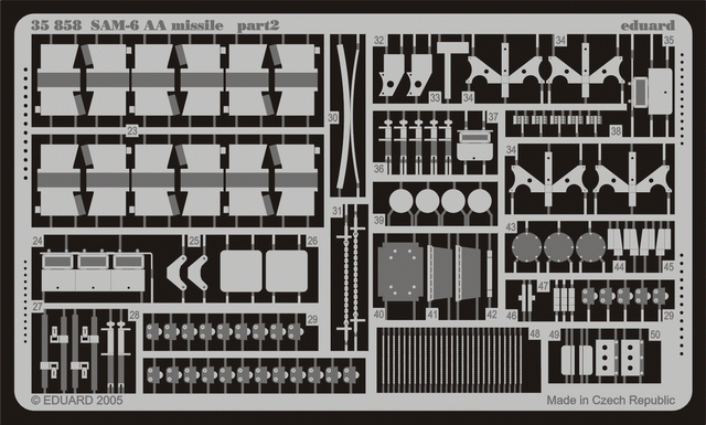 Eduard 35858 SAM-6 AA missile 1/35 Trumpeter – zdjęcie 2