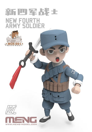 Meng Model MOE-003 New Fourth Army Soldier 100mm – obrázek 6