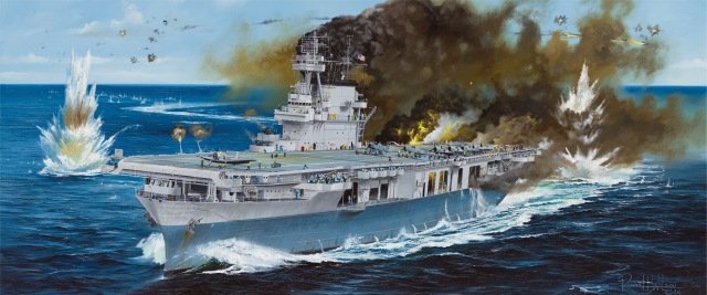 J&amp;#39;adore la maquette 65301 du porte-avions américain CV-5 USS Yorktown (1943) à l&amp;#39;échelle 1/350