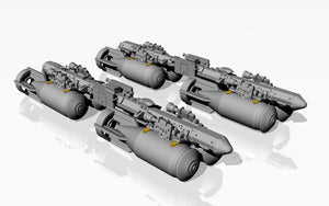 Armory Models ACA4810c MZBD-4UT w/ 4x OFAB-100-120 Soviet high-explosive bombs, resin ordnance set w/ PE parts 1/48 – image 2
