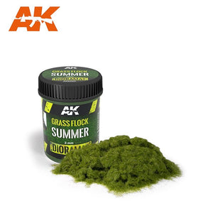 AK Interactive AK8220 GRASS FLOCK 2MM SUMMER / Grass topping