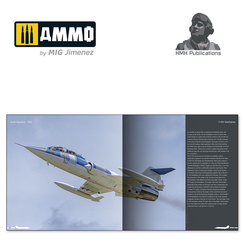 HMH Publications DH-025 Lockheed F-104 Starfighter Flying in Air Forces around the World (English version) – image 3