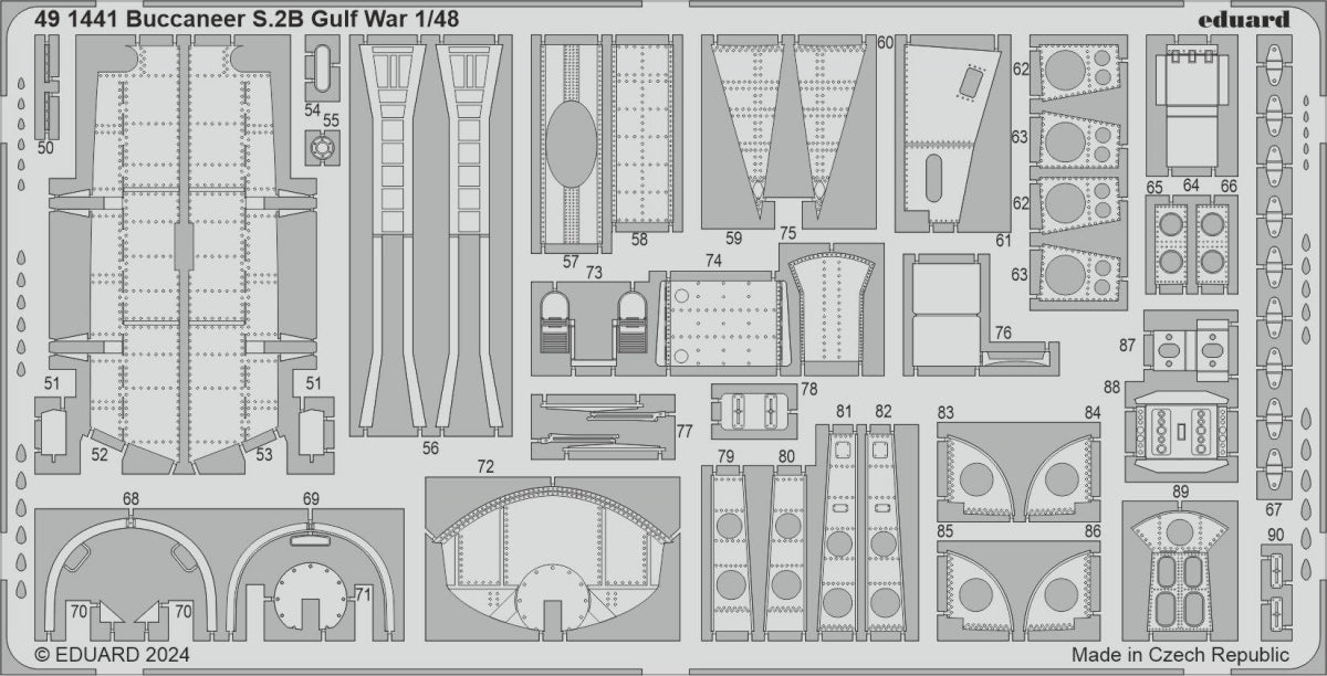 Eduard BIG49415 Buccaneer S.2B Gulf War AIRFIX 1/48 – image 3