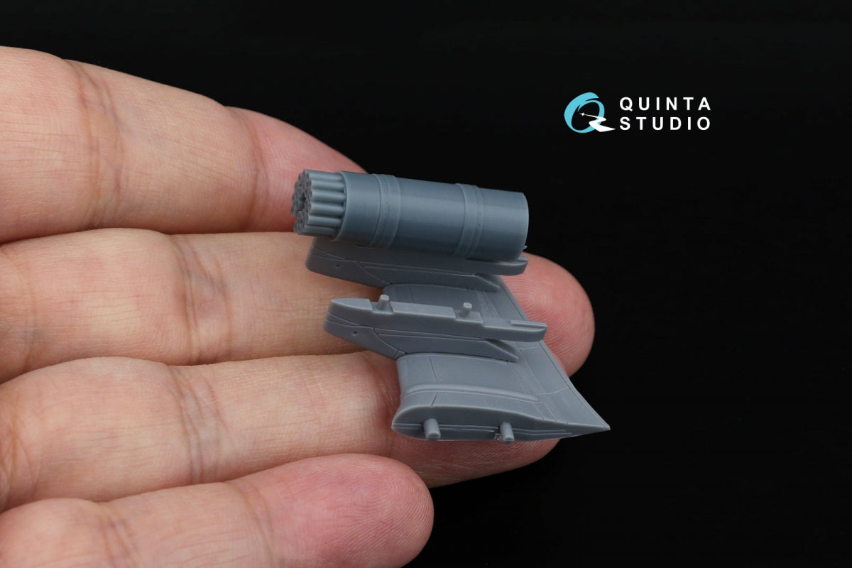 Quinta Studio QT72035 B-8V20A rocket pods, 2 pcs (for all kits) 1/72
