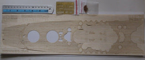 Wood Hunter W35038 Wood deck IJN Yamato for Tamiya 78014 1/350 – image 2