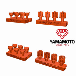Yamamoto Model Parts YMPTUN72 Set of 4 ignition devices for 8 cylinders 1/24